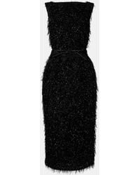 Erdem - Lurex Fil Coupe Midi Dress - Lyst