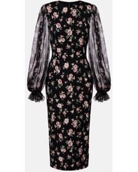 Dolce & Gabbana - Silk Dress - Lyst
