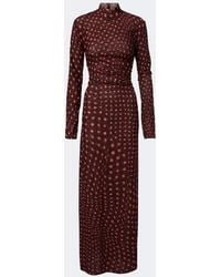 Stella McCartney - Polka Dot Mesh Maxi Dress - Lyst