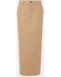 Wardrobe NYC - Drill Cotton Maxi Skirt - Lyst