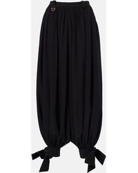 Chloé - Silk Crepe De Chine Balloon Pants - Lyst