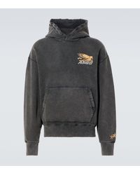 Amiri - Vintage Pegasus Hoodie aus Baumwoll-Jersey in Distressed-Optik mit Logoprint - Lyst