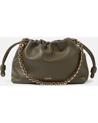 Loewe - Clutch Flamenco Medium Aus Leder - Lyst