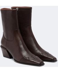 Paris Texas - Bettina Leather Ankle Boots - Lyst