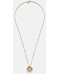 Sydney Evan - 14Kt Charm Necklace With Diamonds - Lyst