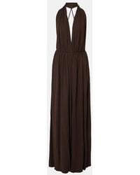 The Row - Pharao Gathered Jersey Crepe Gown - Lyst