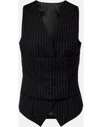 McQueen - Wool Vest - Lyst