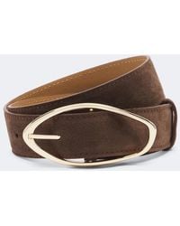 Amanu - Grumeti Suede Belt - Lyst