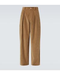 JW Anderson - Cotton Corduroy Wide-Leg Pants - Lyst