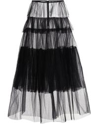dries van noten tulle skirt