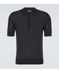 Tom Ford - Cashmere And Silk Polo Shirt - Lyst
