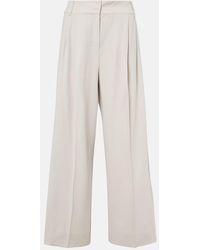 Max Mara - Nichols Wool Wide-Leg Pants - Lyst