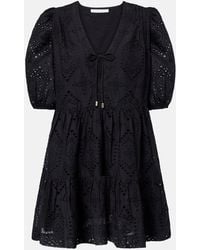 Heidi Klein - Saint-Tropez Broderie Anglaise Minidress - Lyst