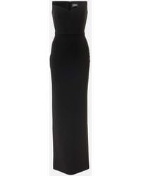 Solace London - Malla Crepe Corset Maxi Dress - Lyst