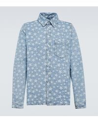 ERL - Jacquard Denim Overshirt - Lyst
