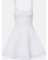 Alaïa - Sleeveless Mini Dress - Lyst