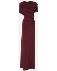 Stella McCartney - Draped Open-Back Satin Gown - Lyst