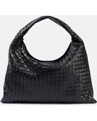 Bottega Veneta - Hop Intrecciato Large Leather Tote Bag - Lyst