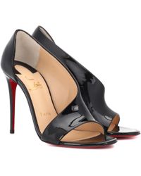 Christian Louboutin Phoebe 100 Patent Heels - Black