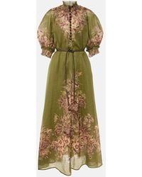 Zimmermann - Vestido largo Ottie Swing de ramio - Lyst