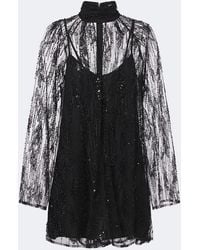 STAUD - Esther Embellished Minidress - Lyst