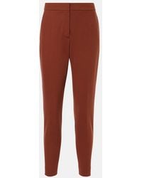 Max Mara - Carmen Wool Flannel Wide-Leg Pants - Lyst