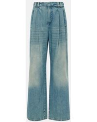 Brunello Cucinelli - Jeans anchos de tiro alto - Lyst