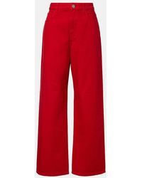 Rohe - Mid-Rise Wide-Leg Jeans - Lyst