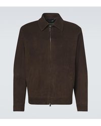 Canali - Suede Blouson Jacket - Lyst