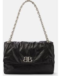 Balenciaga - Monaco Medium Leather Shoulder Bag - Lyst