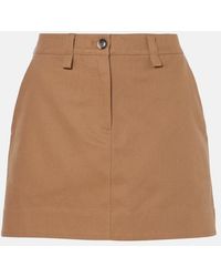 Proenza Schouler - Silas Cotton-blend Gabardine Miniskirt - Lyst