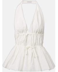 Dries Van Noten - Top Ceana Con Scollo All'Americana - Lyst