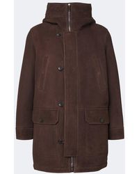 Yves Salomon - Shearling-Lined Suede Parka - Lyst