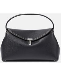 TOTEME - Clutch T-Lock Small Aus Leder - Lyst