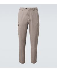 Brunello Cucinelli - Cotton Cargo Pants - Lyst