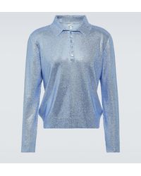 Loewe - Embellished Cashmere Polo Sweater - Lyst