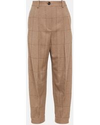 Loro Piana - Aniston High-rise Tapered Cashmere Pants - Lyst