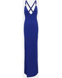 Tom Ford - Embellished Wool, Cashmere And Silk Maxi Dress - Lyst
