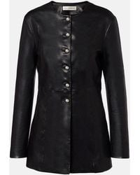 Nour Hammour - Parlor Leather Jacket - Lyst