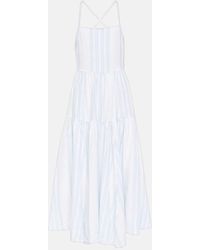 Polo Ralph Lauren - Tiered Linen Maxi Dress - Lyst