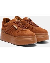 Bogner - New York Suede Platform Sneakers - Lyst
