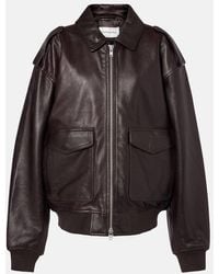 Frankie Shop - Viper Leather Jacket - Lyst