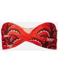 Johanna Ortiz - Printed Bikini Top - Lyst