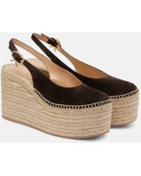 Gianvito Rossi - Alpargatas Con Cuna De Ante - Lyst