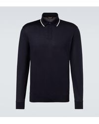 Loro Piana - Waitaki Virgin Wool Polo Shirt - Lyst