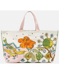 ALÉMAIS - Hazel Large Canvas Tote Bag - Lyst