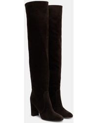 Gianvito Rossi - Leather Over-The-Knee Boots - Lyst