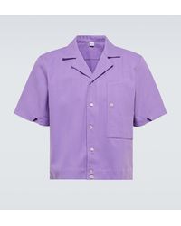 Winnie New York - Cotton And Linen Bowling Shirt - Lyst