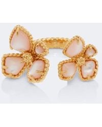 Zimmermann - Bloom Toi Et Moi Mother-Of-Pearl-Plated Ring - Lyst
