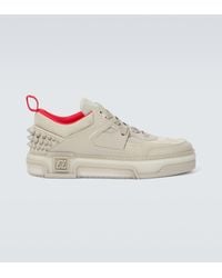 Christian Louboutin - Astroloubi Leather & Suede Sneaker - Lyst